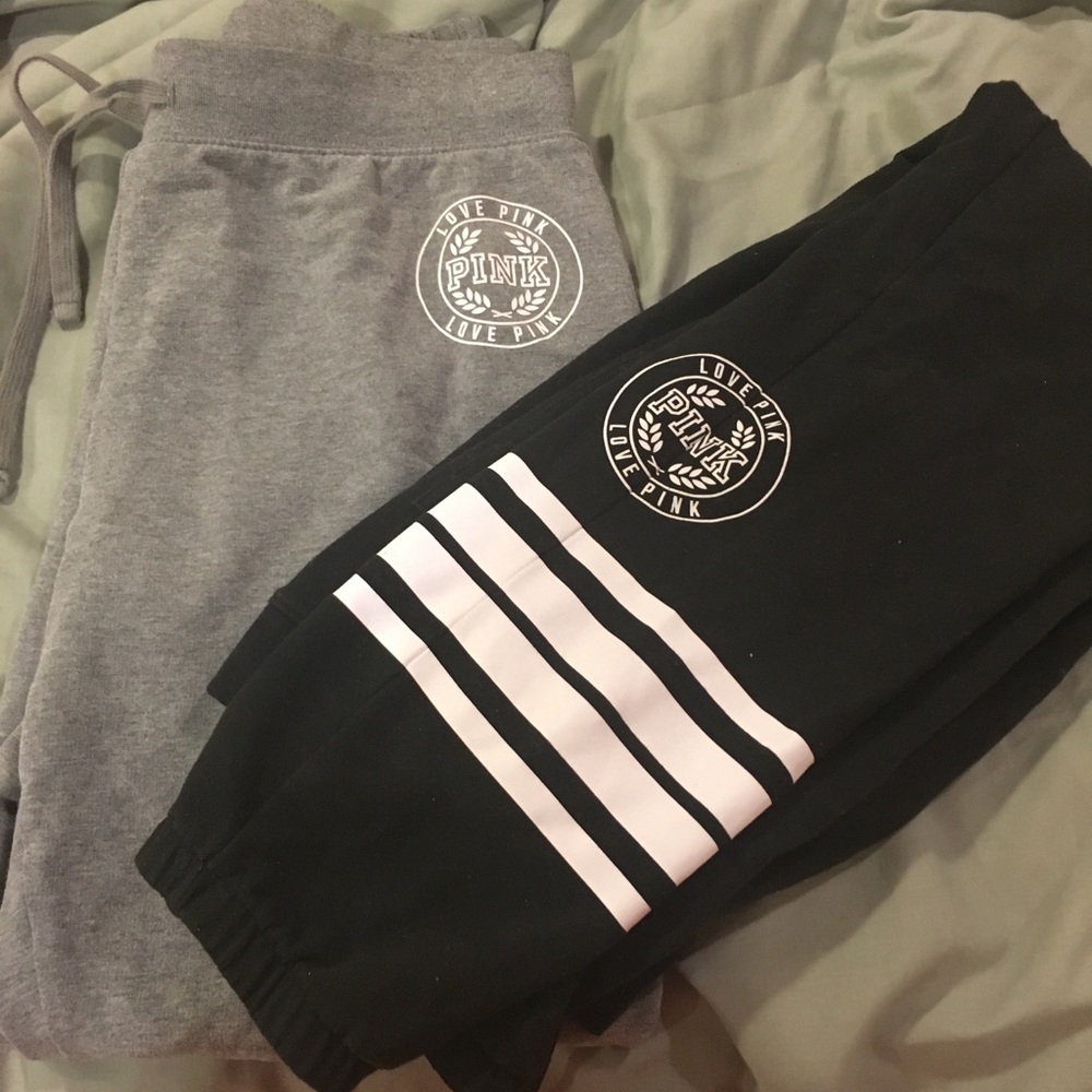 Two pair Victoria Secret Pink leggings size M